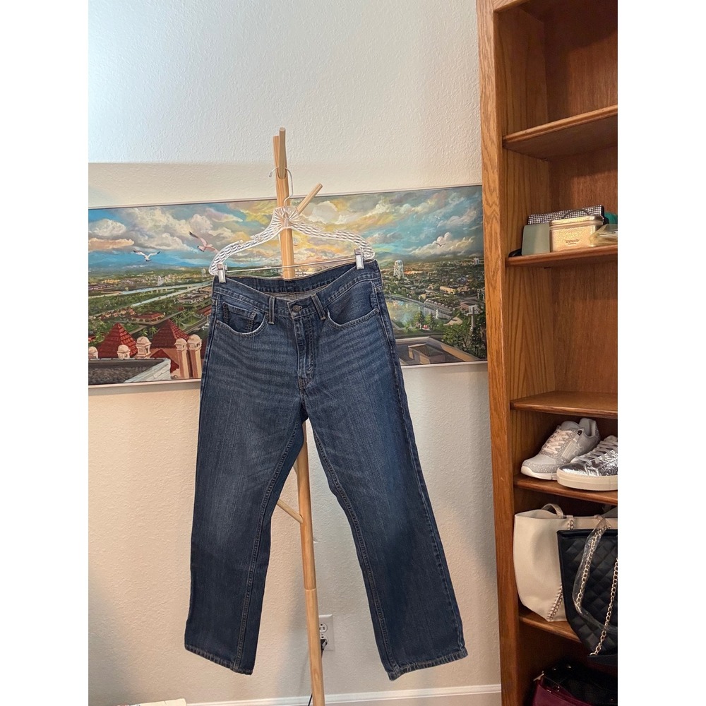 Levis 559 Relaxed Straight Jeans Mens 34x30 Blue Medium Wash Denim